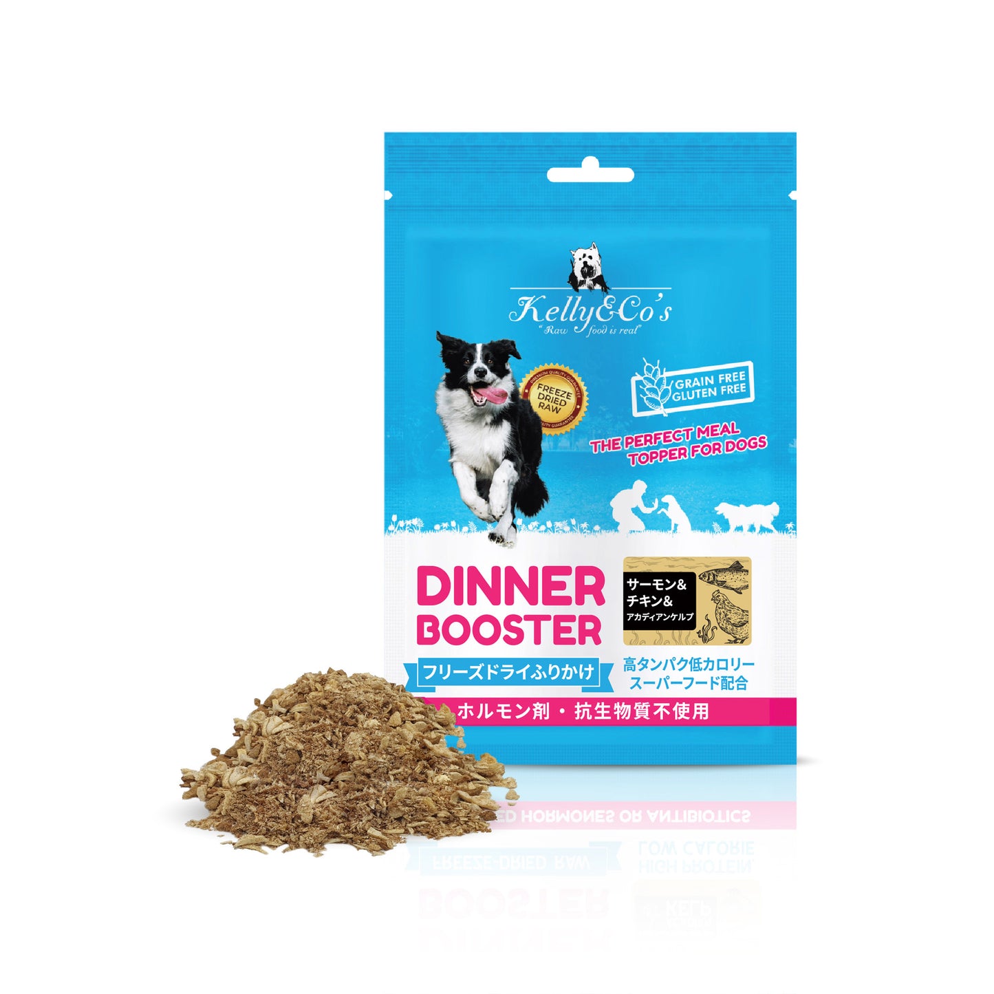 Kelly & Co's 犬用ふりかけ サーモン&チキン&アカディアンケルプ