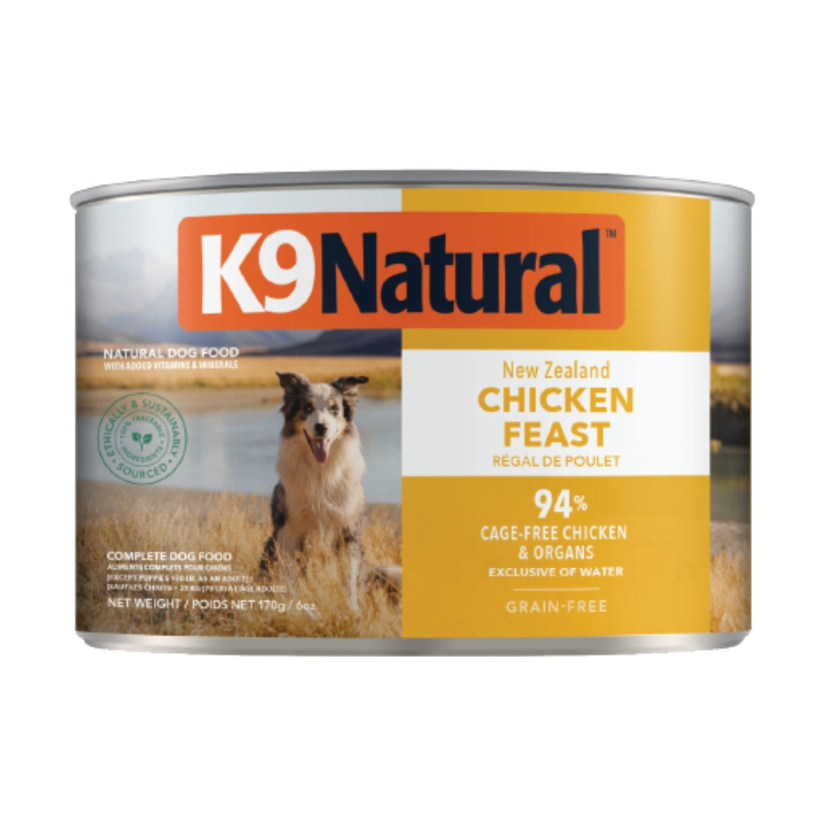 K9 Natural プレミアム缶 チキン・フィースト