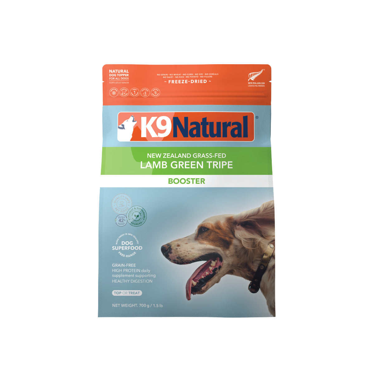 K9 Natural ラム・グリーントライプ