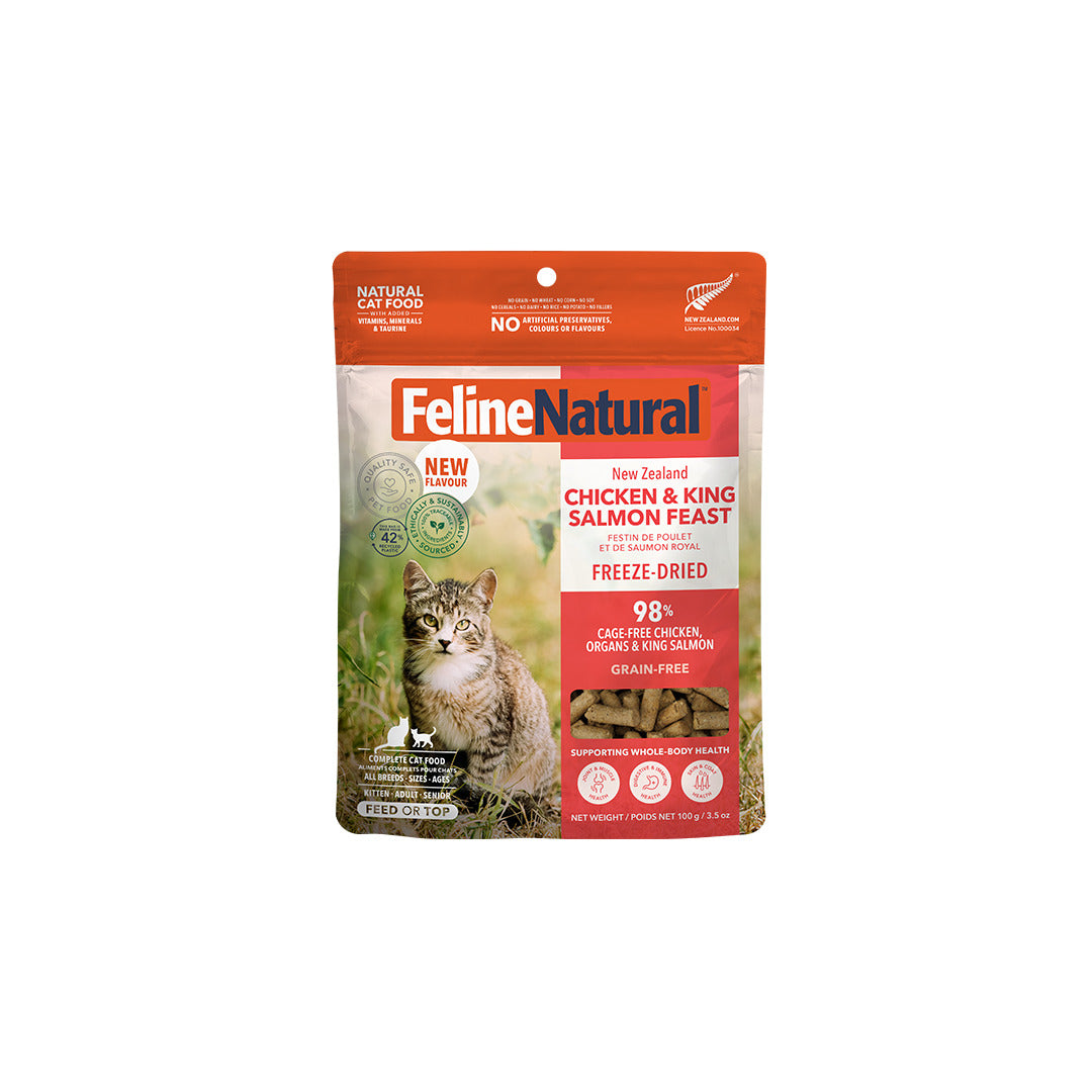 Feline Natural チキン&キングサーモン・フィースト