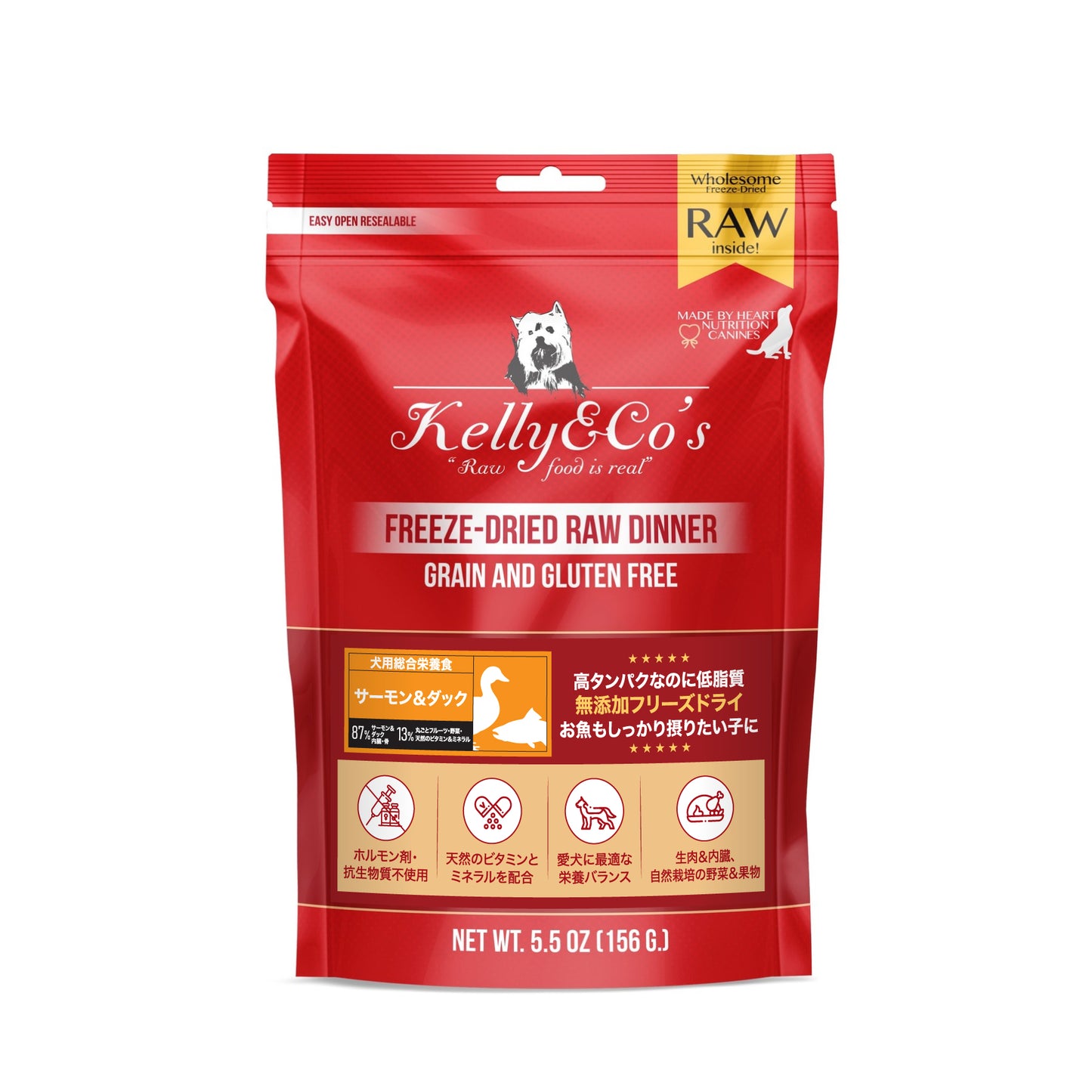 Kelly & Co's 犬用総合栄養食 サーモン＆ダックフォーミュラ