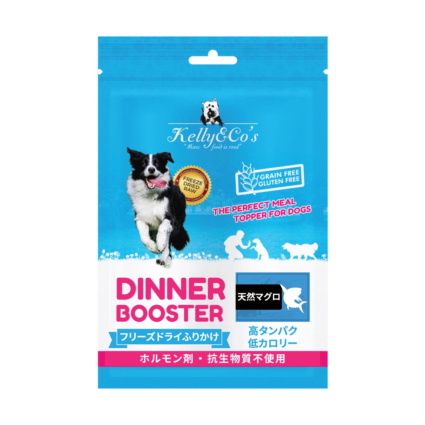 Kelly & Co's 犬用単一原料ふりかけ ワイルドコートマグロ