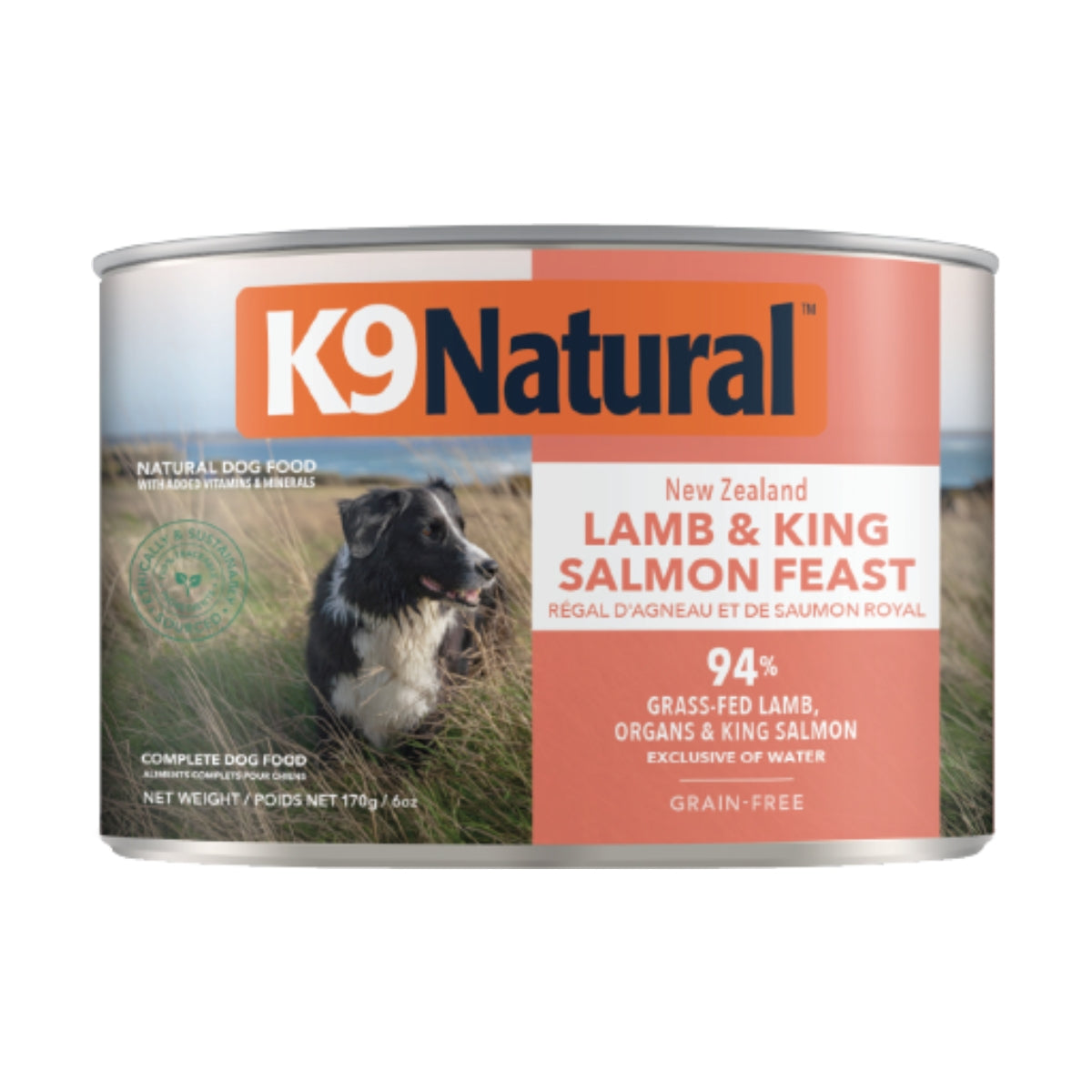 K9 Natural プレミアム缶 ラム＆キングサーモン・フィースト