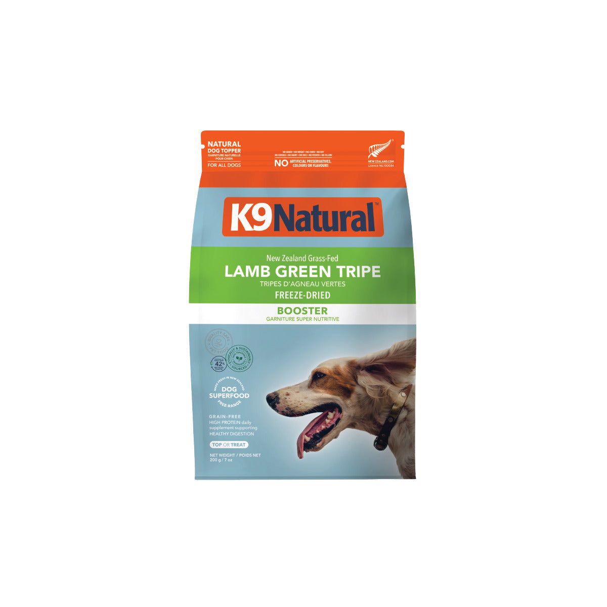 K9 Natural ラム・グリーントライプ