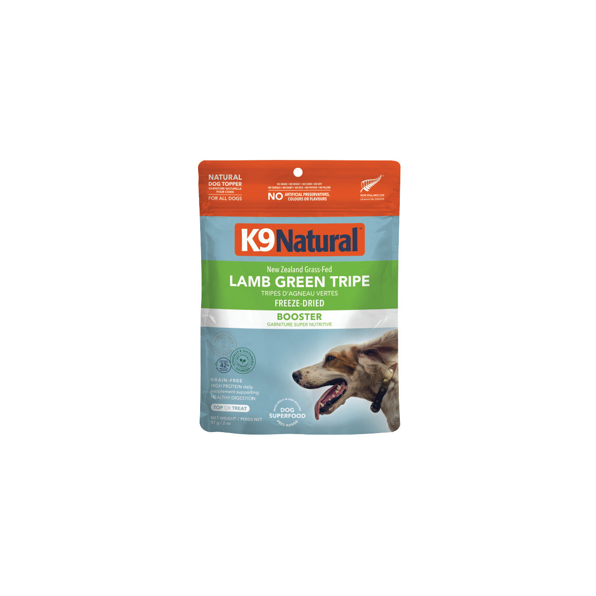 K9 Natural ラム・グリーントライプ