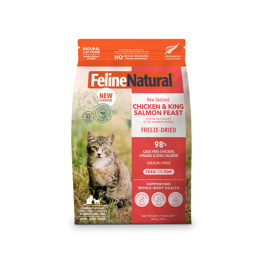Feline Natural チキン＆キングサーモン・フィースト