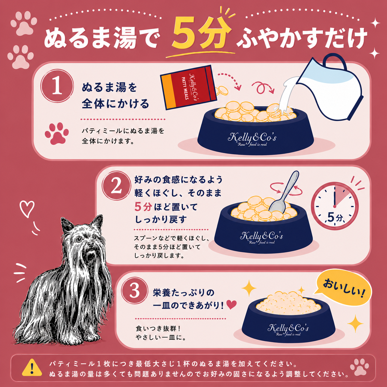 Kelly & Co's 犬用総合栄養食 パティミール マグロフォーミュラ